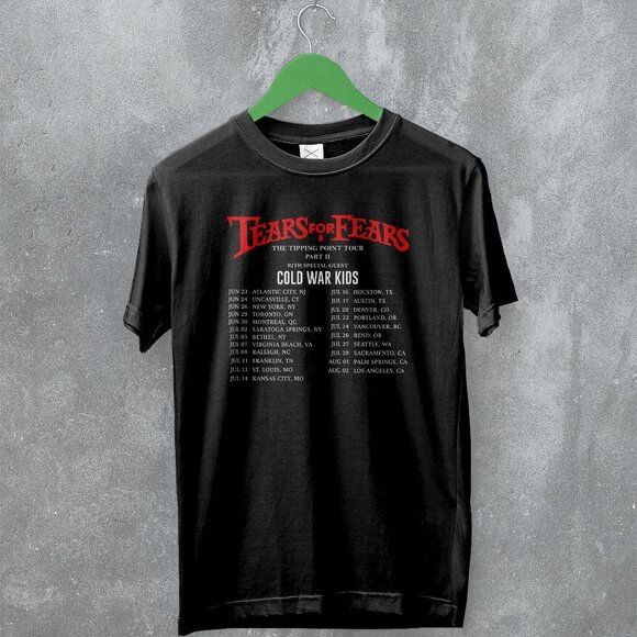 Tears For Fears Ultimate Collection Album Art Band Music Graphic Retro T-Shirt - Picture 1 of 5